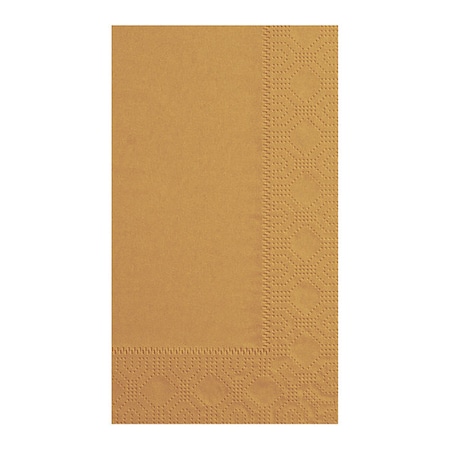 Gold Dinner Napkin, 2 Ply, 1/8 Fold, PK125 MPN:180545