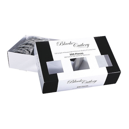Cutlery Combo, Black, PK100 MPN:883344
