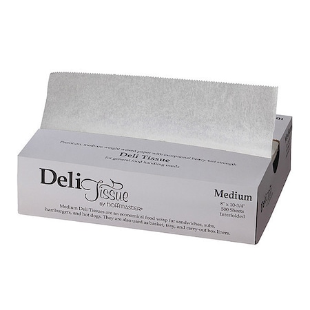Deli Tissue, Waxed InterFolded, PK500 MPN:110851
