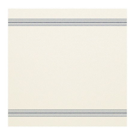 Dishtowel, White, Blue, White, PK250 MPN:FP1313