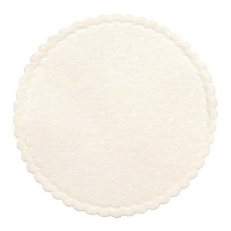 Coaster, White, 3-3/8
