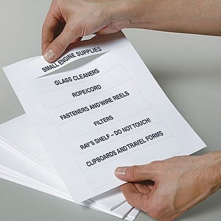 Label Replacement Insert Sheets, PK50 MPN:LI-120-8