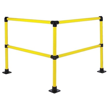 Handrail Corner Connector, 8 Ft, Steel MPN:50121