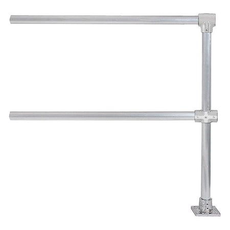 Handrail Extension, 96 in., Aluminum Mil MPN:50340