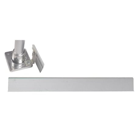 Handrail Toe Board, 4 Ft, Aluminum Mil MPN:92380