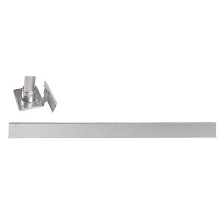 Handrail Toe Board, 6 Ft, Aluminum Mil MPN:92381