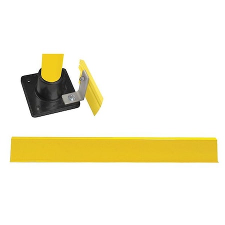 Handrail Toe Board, 4 Ft, Aluminum MPN:92390