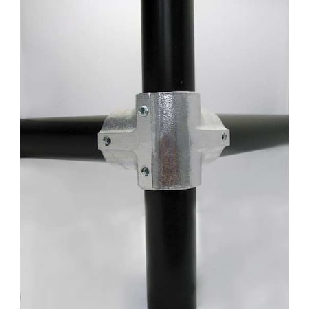 Structural Fitting, Tee, Aluminum, 2 in Pipe Size, 32510 lb Tensile Strength MPN:11-9