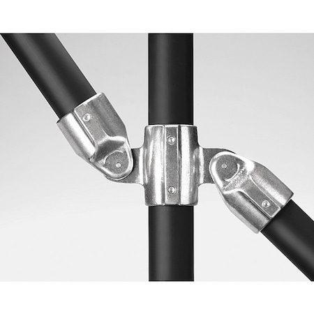 Structural Pipe Fitting, Cross, Aluminum, 2 in Pipe Size, 32510 lb Tensile Strength MPN:19-6