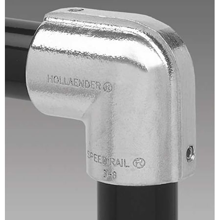Structural Pipe Fitting Elbow For 2 in Pipe Size, 4-5/8 in L, Aluminum, 32510 lb Tensile Strength MPN:3-9