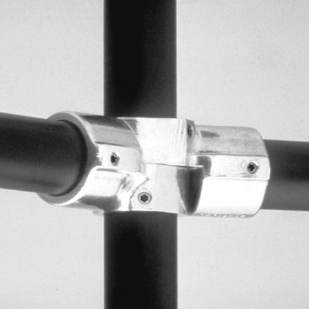 Structural Pipe Fitting, Adjustable Cross Tee, Aluminum, 1.5 in Pipe Size, 32510 lb Tensile Strength MPN:30C-8