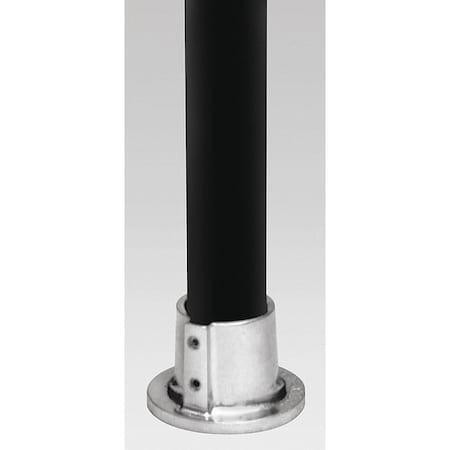 Structural Pipe Fitting, Round Base Flange, Aluminum, 1 in Pipe Size, 32510 lb Tensile Strength MPN:43-6