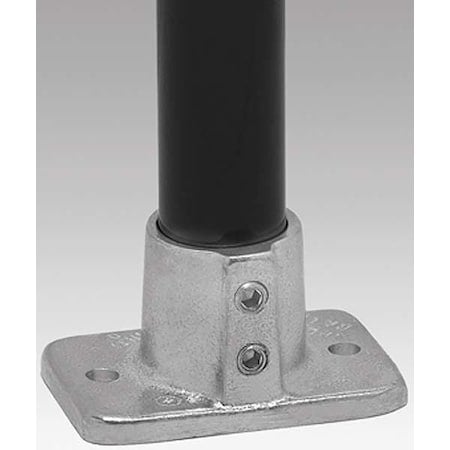 Structural Pipe Fitting, Base Flange, Aluminum, 1 in Pipe Size, 32510 lb Tensile Strength MPN:46-6