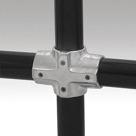 Structural Pipe Fitting, Cross, Aluminum, 2 in Pipe Size, 32510 lb Tensile Strength MPN:7-9