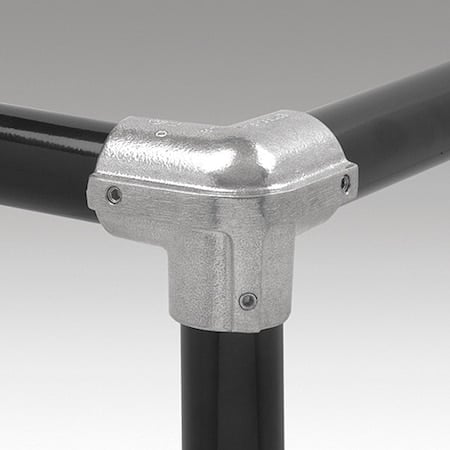 Structural Pipe Fitting, Side Outlet Elbow, Aluminum, 1.25 in Pipe Size, 32510 lb Tensile Strength MPN:9-7