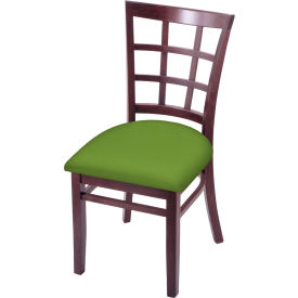 Holland Bar Stool Hampton 3130 Bristol Dining Chair Canter Kiwi Green Seat Dark Cherry Finish 313018DC009