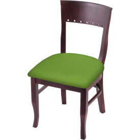 Holland Bar Stool Hampton 3160 Arbor Dining Chair Canter Kiwi Green Seat Dark Cherry Finish 316018DC009