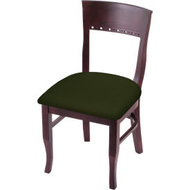Holland Bar Stool Hampton 3160 Arbor Dining Chair Canter Red Seat Dark Cherry Finish 316018DC011