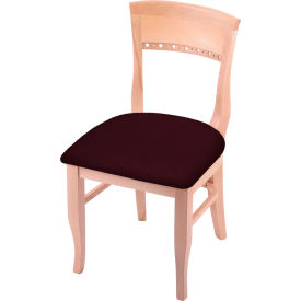 Holland Bar Stool Hampton 3160 Arbor Dining Chair Canter Bordeaux Seat Natural Finish 316018Nat005