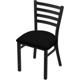 Holland Bar Stool 400 Jackie Dining Chair Vinyl Seat Black Wrinkle Finish 40018BWBlkVinyl