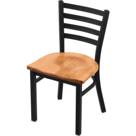 Holland Bar Stool 400 Jackie Dining Chair Medium Maple Seat Black Wrinkle Finish 40018BWMedMpl