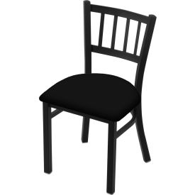 Holland Bar Stool 610 Contessa Dining Chair Vinyl Seat Black Wrinkle Finish 61018BWBlkVinyl