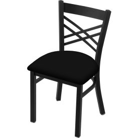 Holland Bar Stool 620 Catalina Dining Chair Vinyl Seat Black Wrinkle Finish 62018BWBlkVinyl