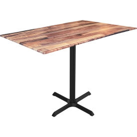 Holland Bar Stool OD211 EuroSlim Outdoor Table X-Base 48