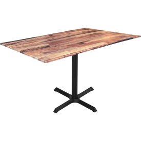Holland Bar Stool OD211 EuroSlim Outdoor Table X-Base 48