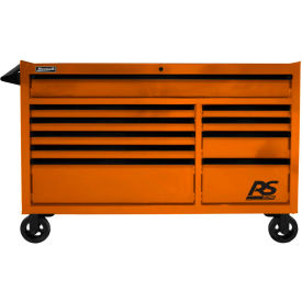 Homak RS Pro 10 Drawer Rolling Cabinet - Red RD04054010