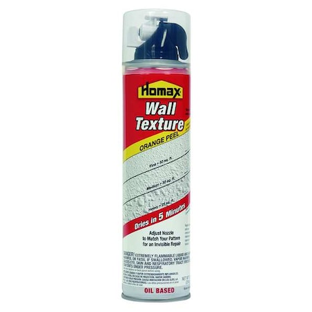 Wall Textured Spray Patch, White, Orange Peel, Solvent, 10 oz MPN:4050