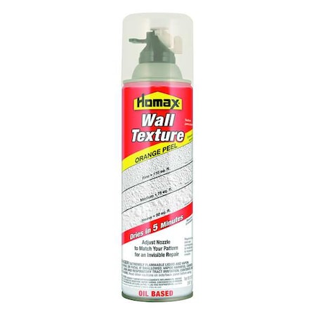Wall Textured Spray Patch, White, Orange Peel, Solvent, 20 oz MPN:4055