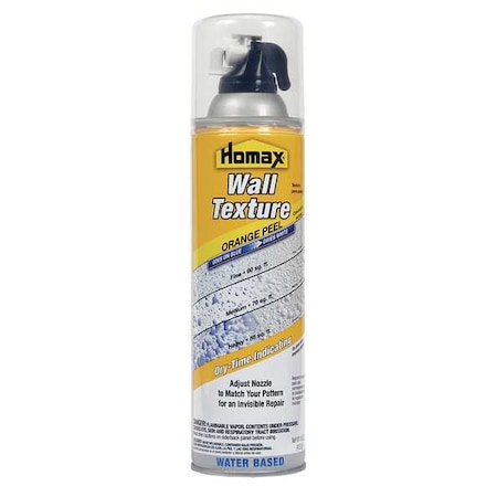 Spray Paint, Sprays on Blue, Dries White, Orange Peel, Water, 16 oz MPN:4096