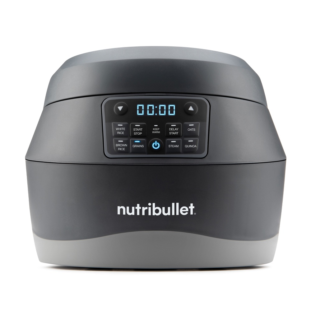 Nutribullet 2.5-Quart EveryGrain Cooker, 8-5/8inH x 10-5/8inW x 11-7/16inD, Black MPN:NBG50100