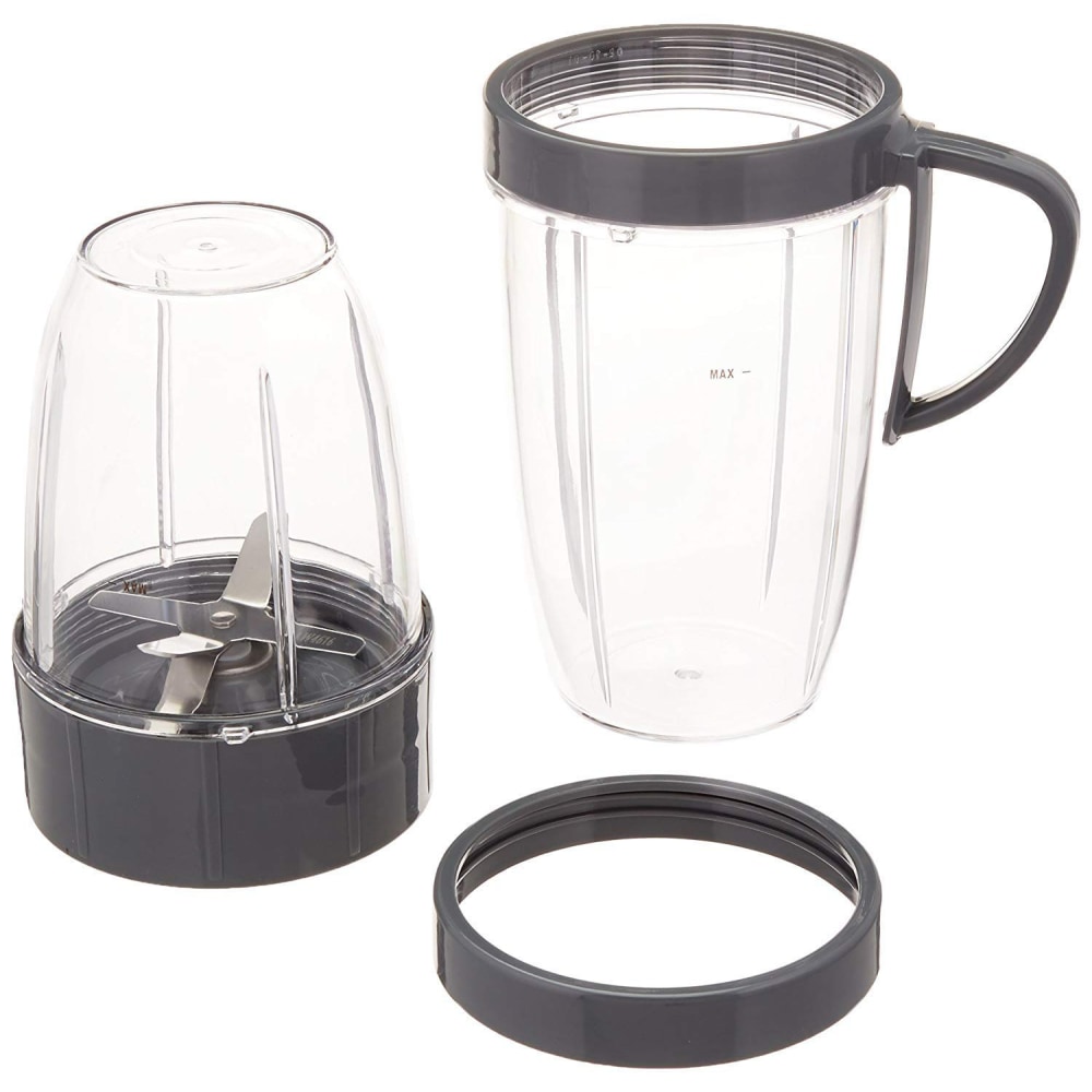 Shark Nutribullet Deluxe Upgrade Kit, Clear/Black MPN:NBM-0501M