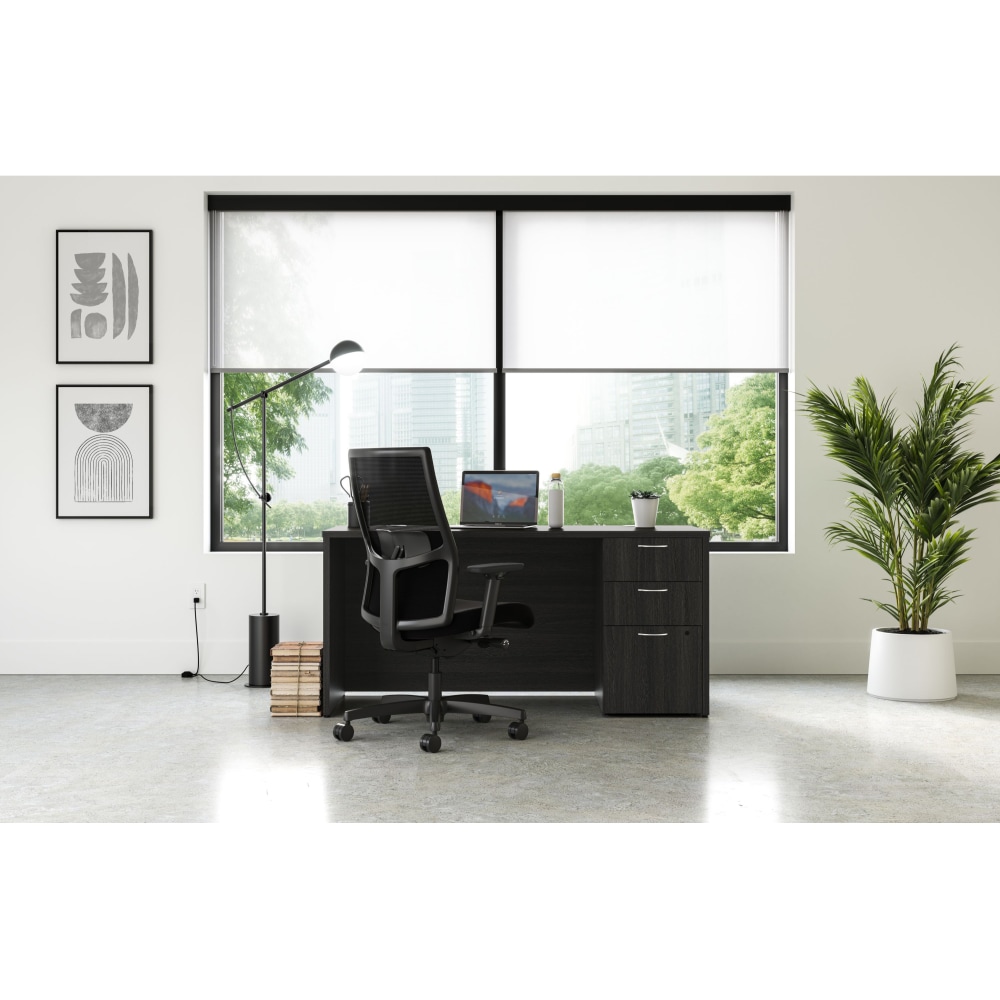 HON Mod 60inW Computer Desk Credenza, Java Oak MPN:HONCS6024BBFJA1