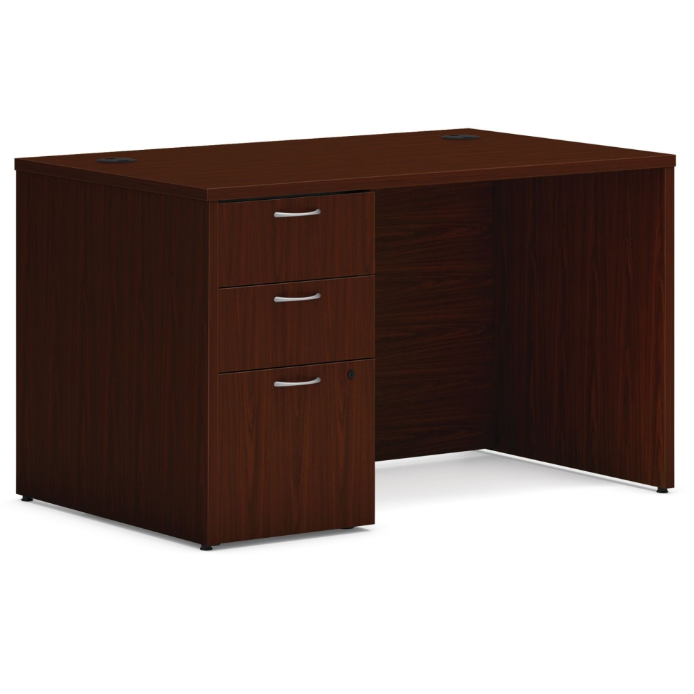 HON Mod 48inW Computer Desk, Traditional Mahogany MPN:HONMOD173