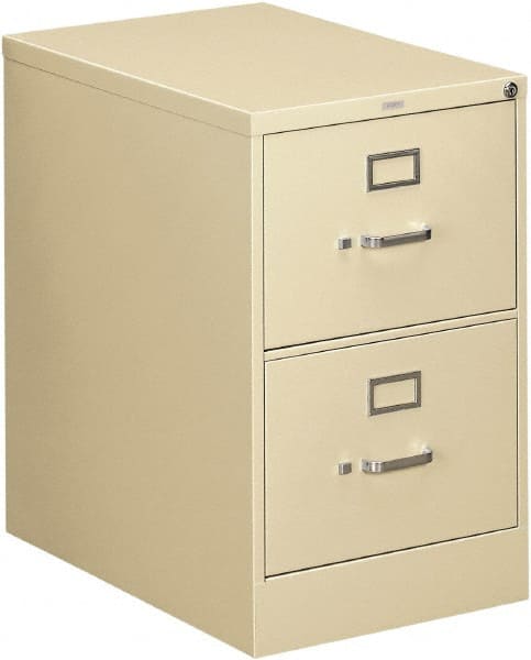 Vertical File Cabinet: 2 Drawers, Steel, Putty MPN:HON312CPL