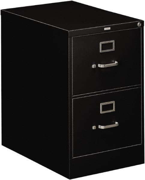 Vertical File Cabinet: 2 Drawers, Steel, Black MPN:HON312CPP