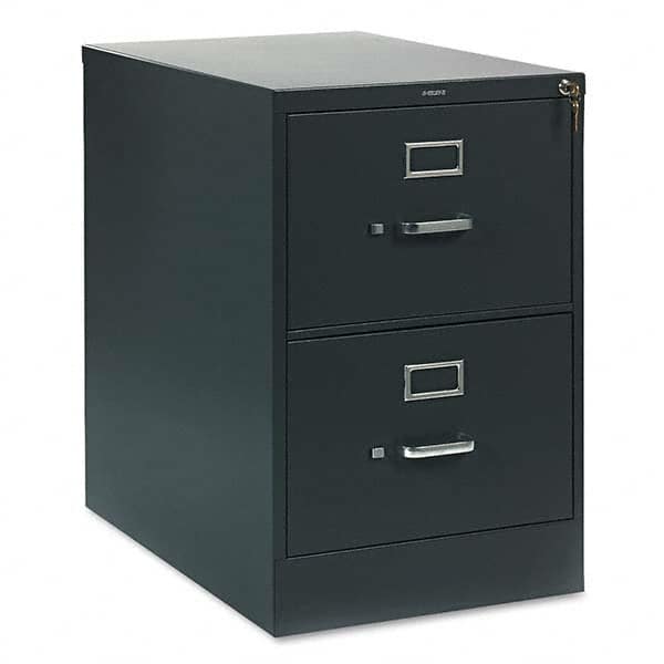Vertical File Cabinet: 2 Drawers, Steel, Charcoal MPN:HON312CPS