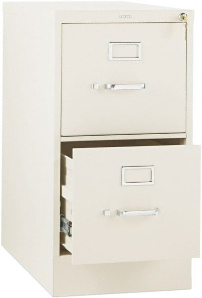 Vertical File Cabinet: 2 Drawers, Steel, Putty MPN:HON312PL