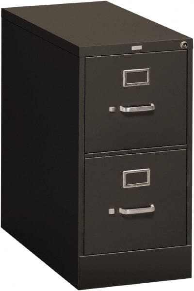 Vertical File Cabinet: 2 Drawers, Steel, Charcoal MPN:HON312PS