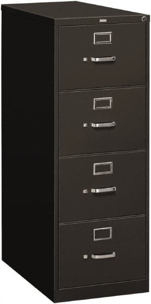 Vertical File Cabinet: 4 Drawers, Steel, Charcoal MPN:HON314CPS