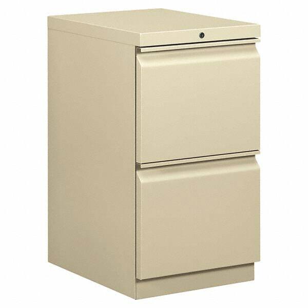 Pedestal File Cabinet: 2 Drawers, Steel, Putty MPN:HON33820RL