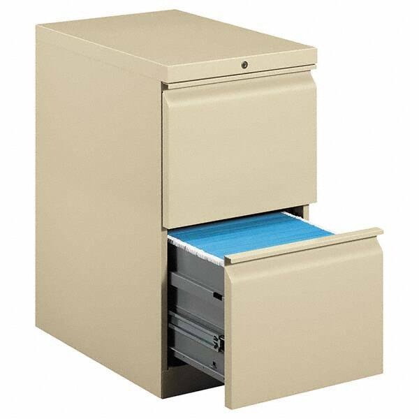 Pedestal File Cabinet: 2 Drawers, Steel, Putty MPN:HON33823RL