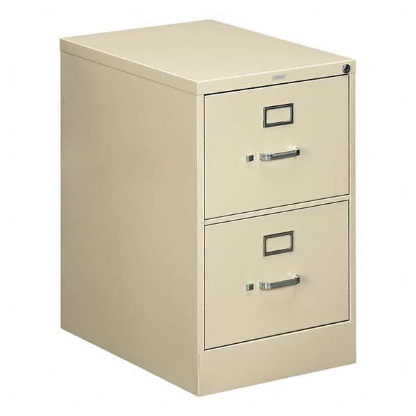 Vertical File Cabinet: 2 Drawers, Steel, Putty MPN:HON512CPL