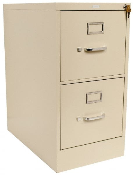 Vertical File Cabinet: 2 Drawers, Steel, Putty MPN:HON512PL