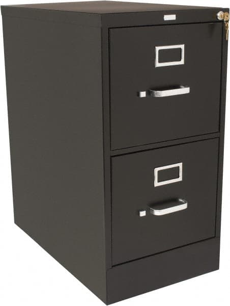 Vertical File Cabinet: 2 Drawers, Steel, Black MPN:HON512PP