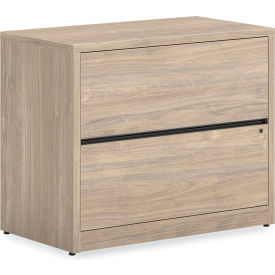 HON® 10500 Series Lateral File 2 Legal/Letter-Size File Drawers Walnut 36