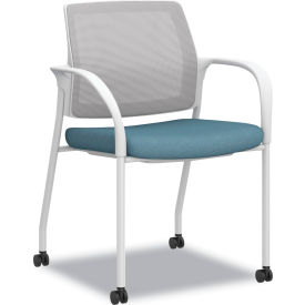 HON® Ignition® Mobile Guest & Reception Stacking Chair Designer White Frame/Carolina Seat HONI2S6FHFL21K7